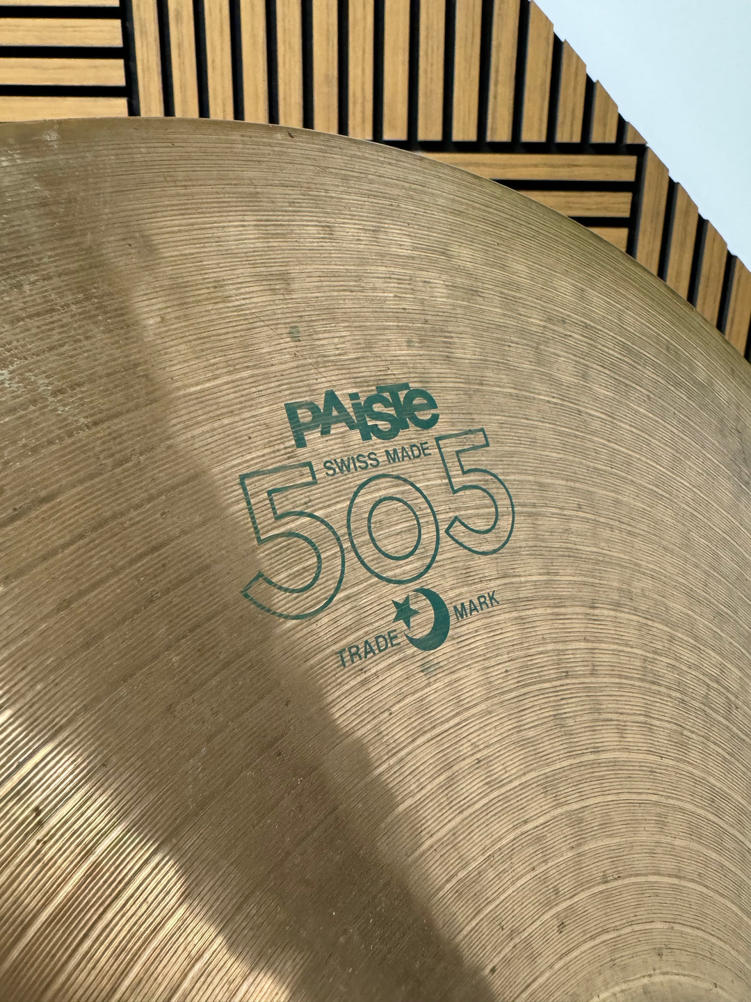 Paiste 505 Ride 20"/51cm Cymbal / Green Label #OU7