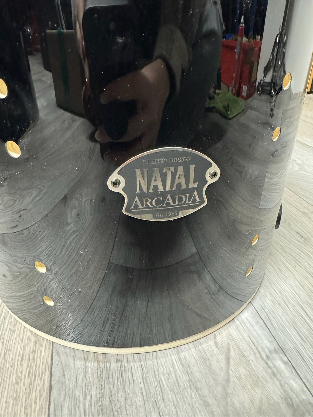 Natal Arcadia Tom Drum Shell 10”x8” Bare Wood Project #VK78