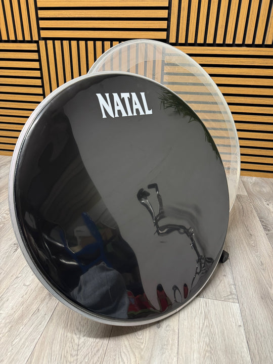 Natal by Remo Bass 22" Drum Heads (Pair) / Black & Clear #VK79/VV9