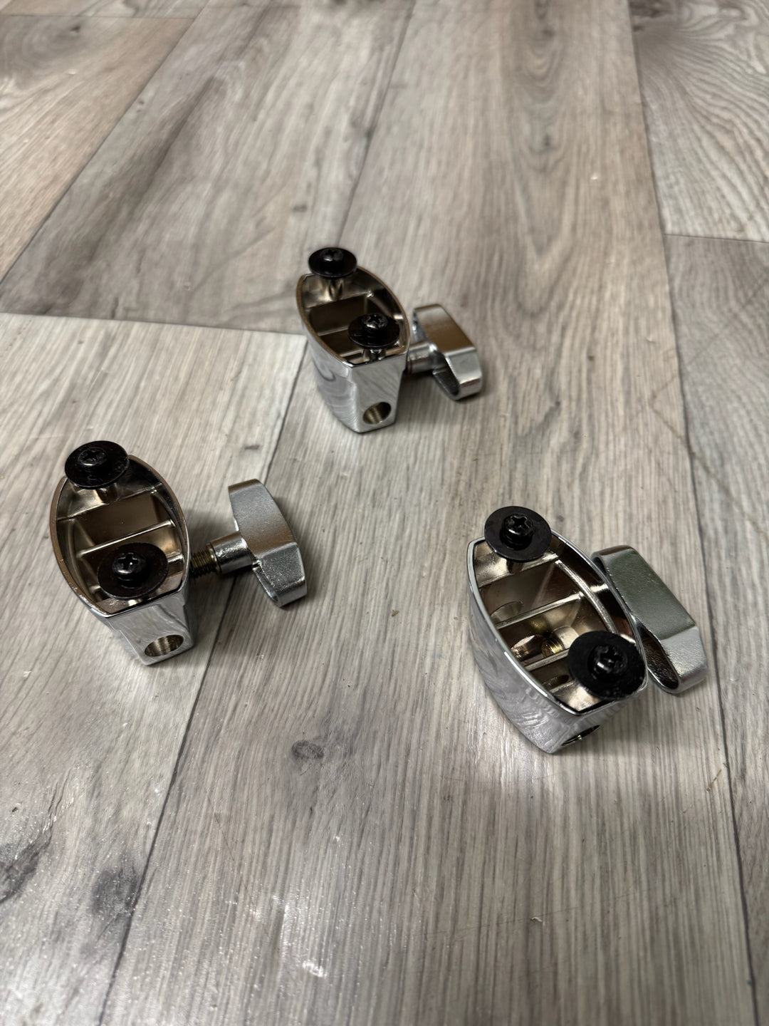 Premier Revolution Floor Tom Drum Leg Holders Hardware Mounts x3 #WR5