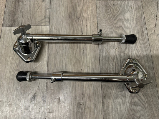 Vintage REMO Bass Drum Spurs Legs Hardware Mounts (Pair) #WR6