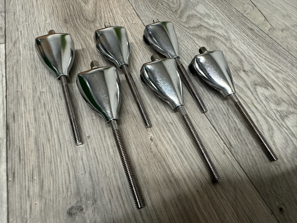 Bass Drum Tension Rods & Claws Drum Hardware x8 #WR8