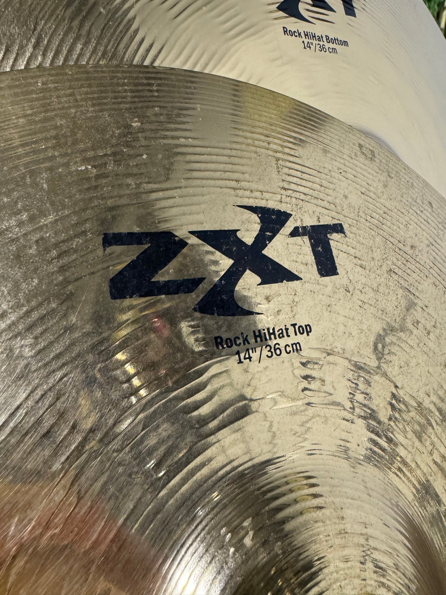 Zildjian ZXT Rock Hi Hats 14”/35cm Cymbals (Pair) #MV9