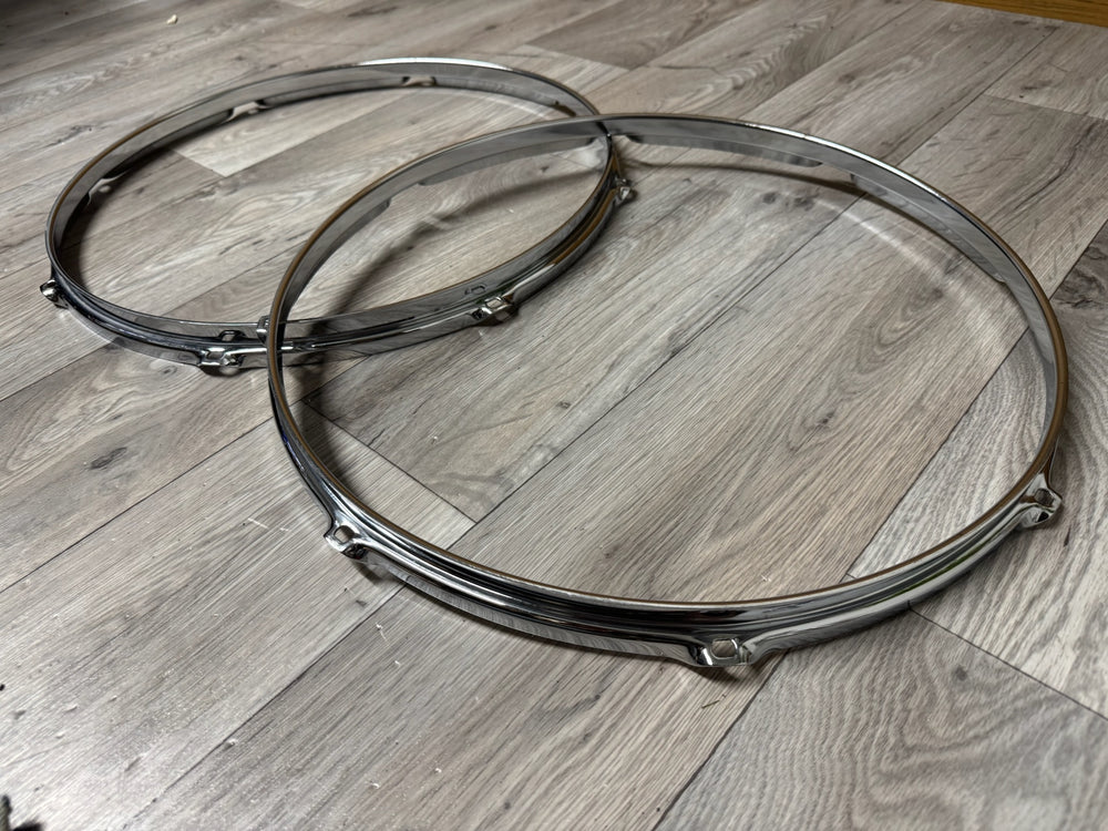 SONOR Tom Drum 16” 8-Lug Hoops Rims Hardware Tension #VK84