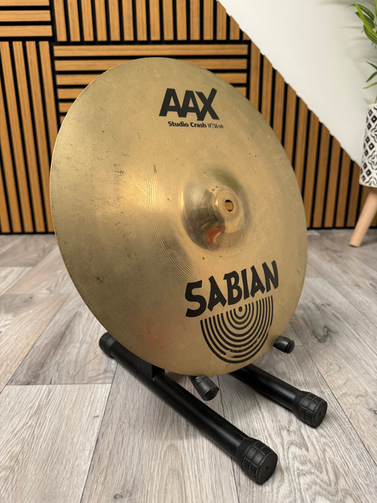 Sabian AAX Studio Crash 14"/35cm Cymbal / Accessory #OU13