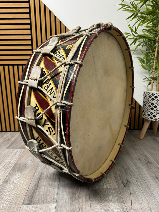 Vintage Marching Bass Drum 28" / Bass Drum / 'Boys Brigade' Early 1900s #XA1