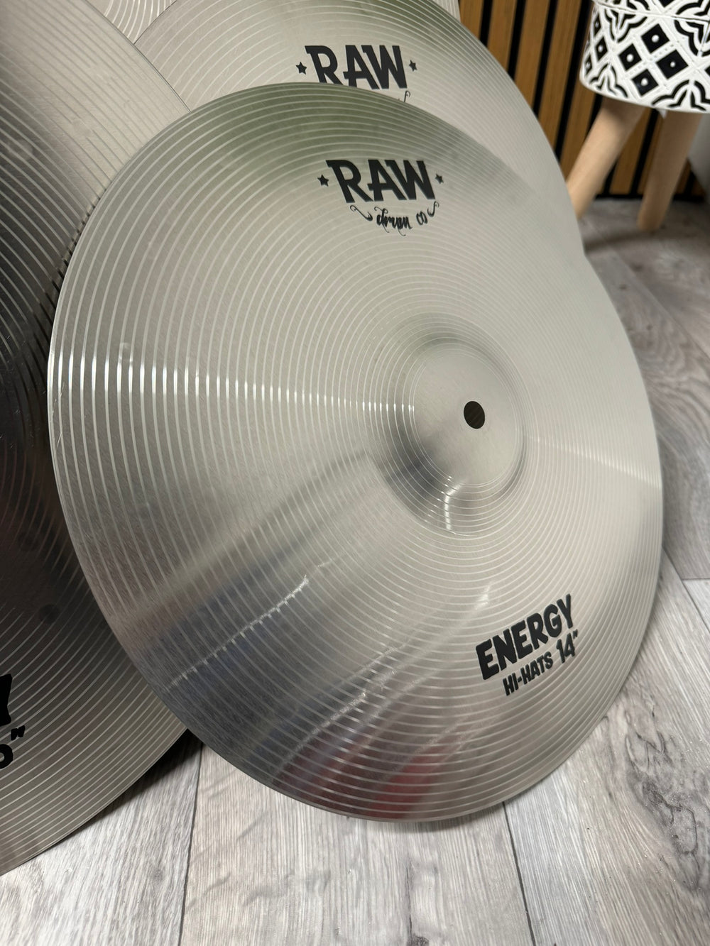 RAW Energy Cymbal Set / 14" 16" 20" / Drum Accessory #VP7