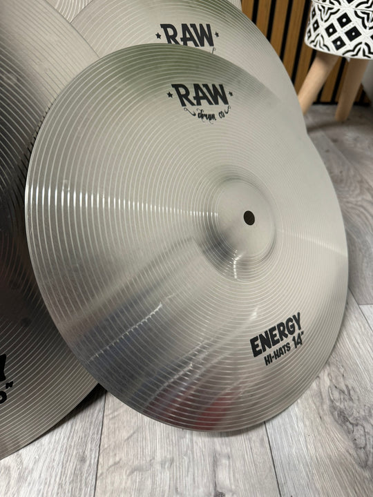 RAW Energy Cymbal Set / 14" 16" 20" / Drum Accessory #VP7