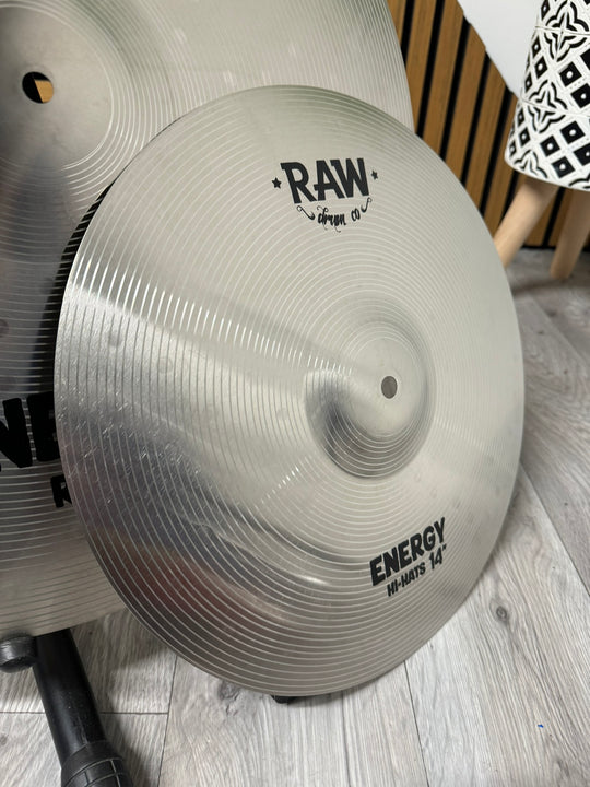 RAW Energy Cymbal Set / 14" 16" 20" / Drum Accessory #VP7