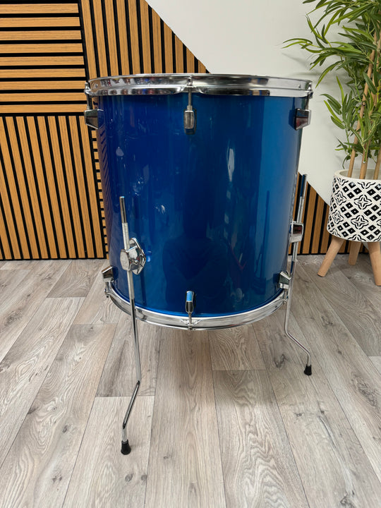 Session Pro 16” x 16” Floor Tom Drum with Legs / Blue #OU19