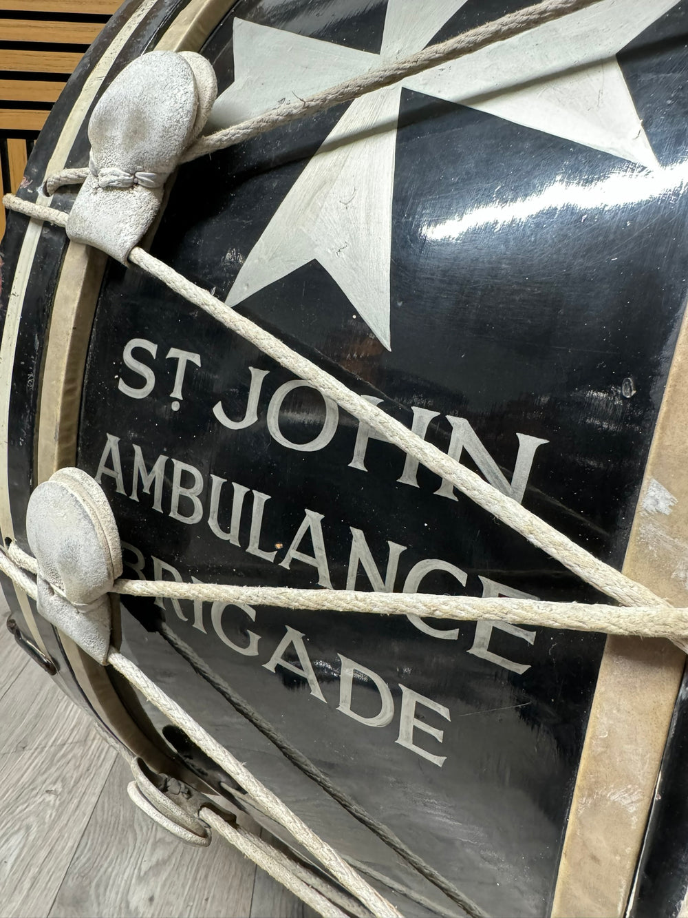 Vintage Marching Bass Drum 26" / Bass Drum / 'St Johns Ambulance' Early 1900s #XA2