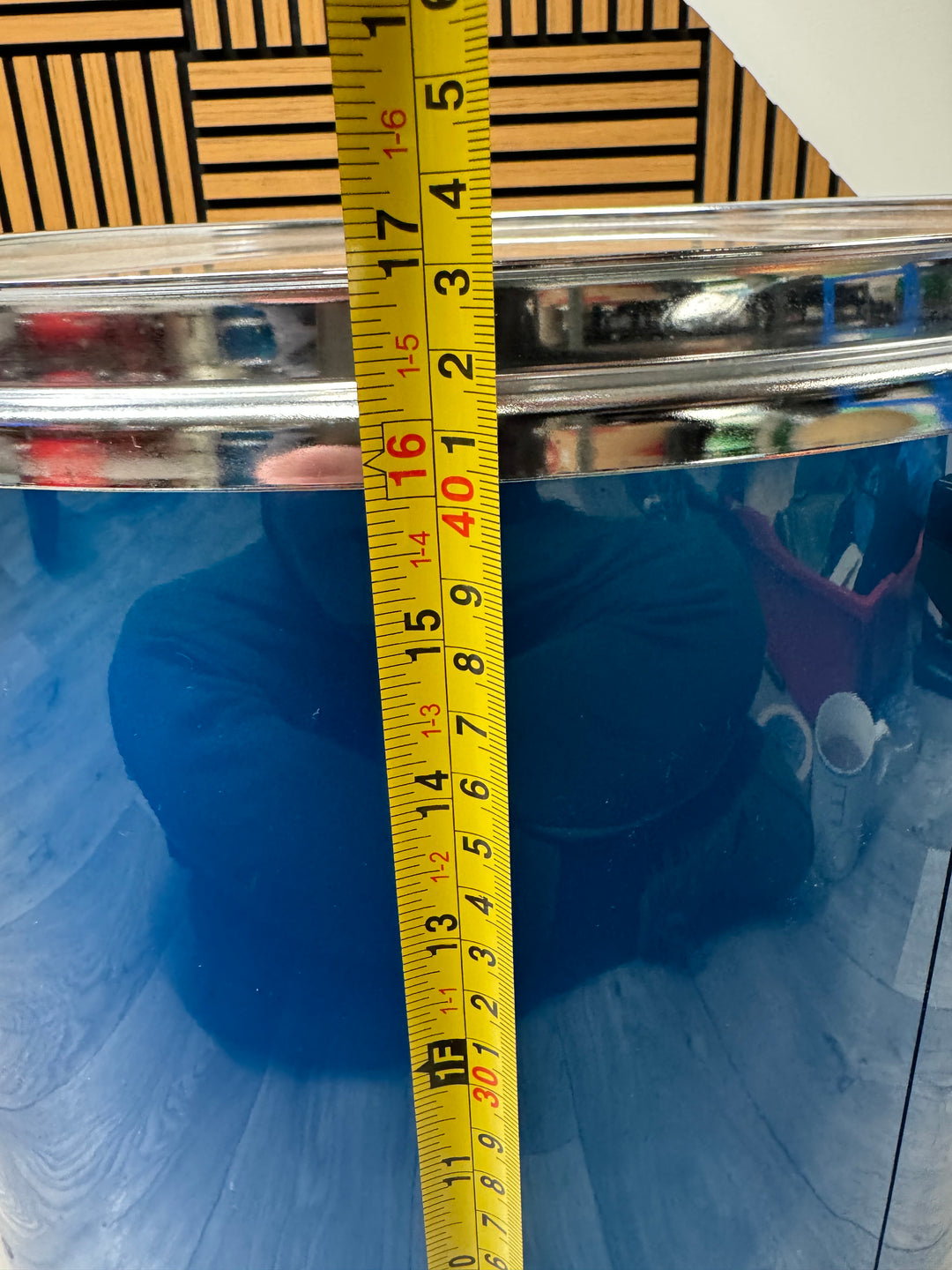 Session Pro 16” x 16” Floor Tom Drum with Legs / Blue #OU19