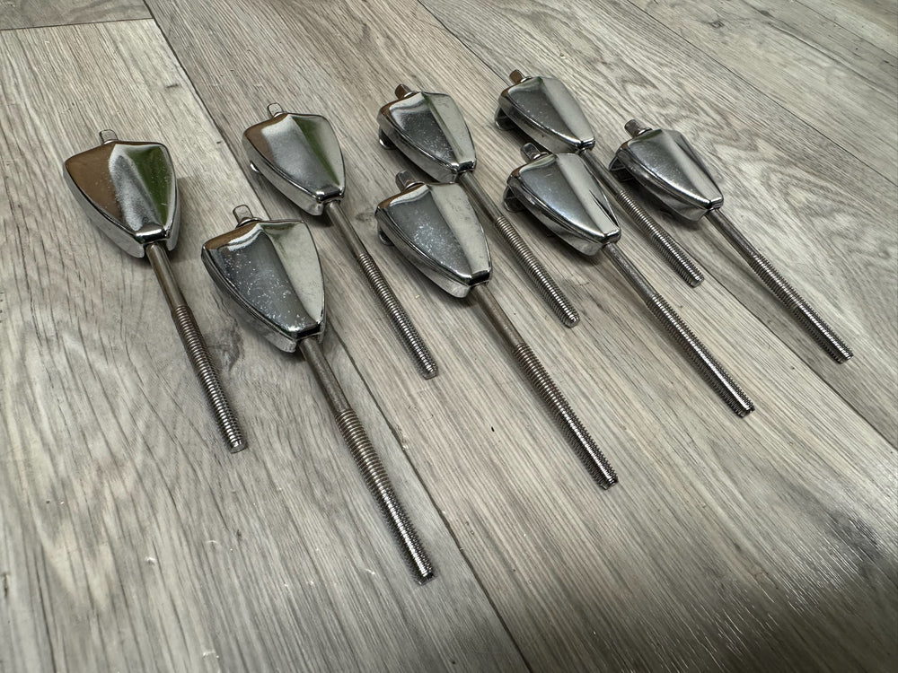 Pearl Export Bass Drum Tension Rods & Claws Drum Hardware x8 #WR16