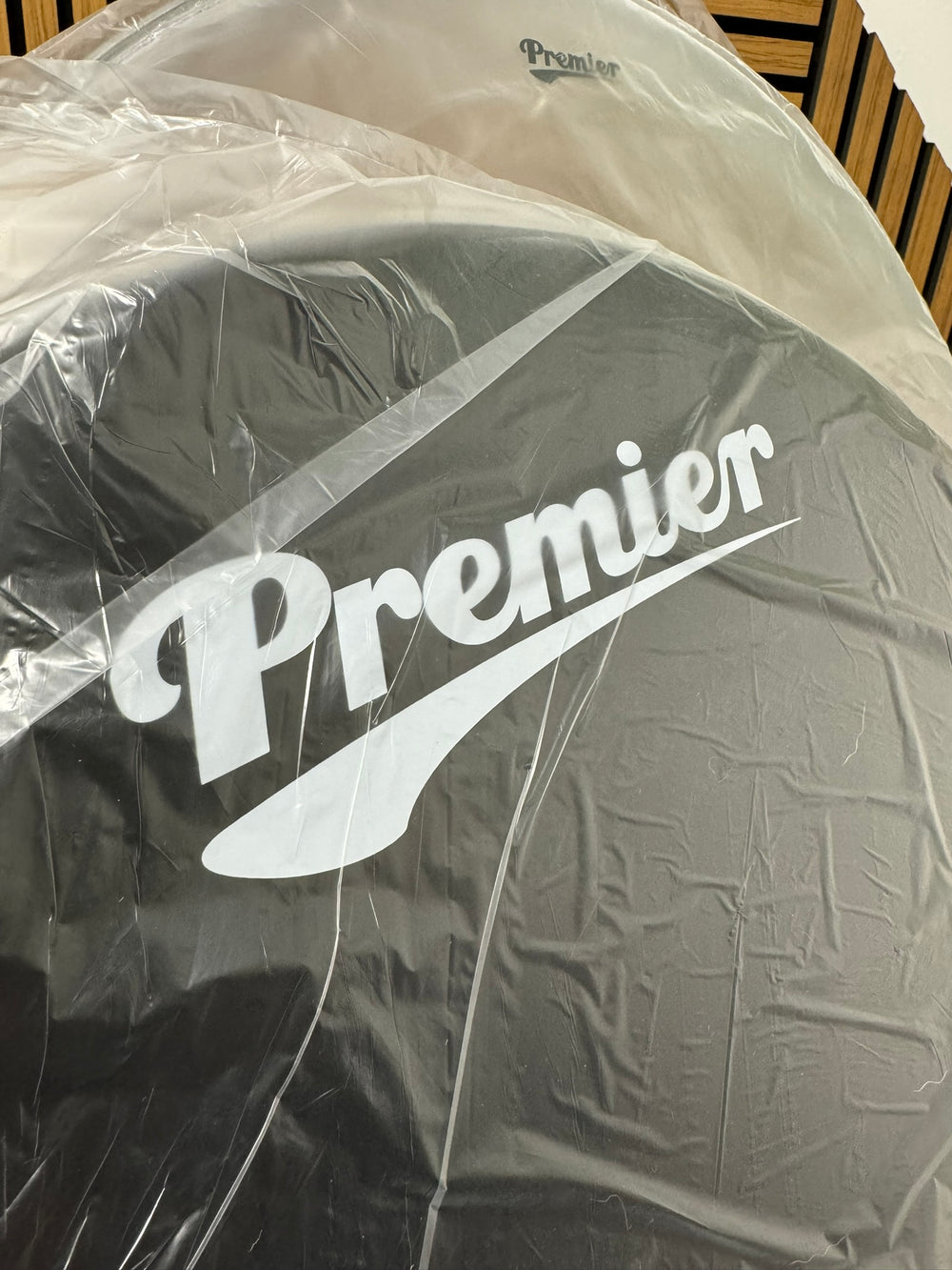 Premier Bass 20" Drum Heads (Pair) / Black & Clear #XA4