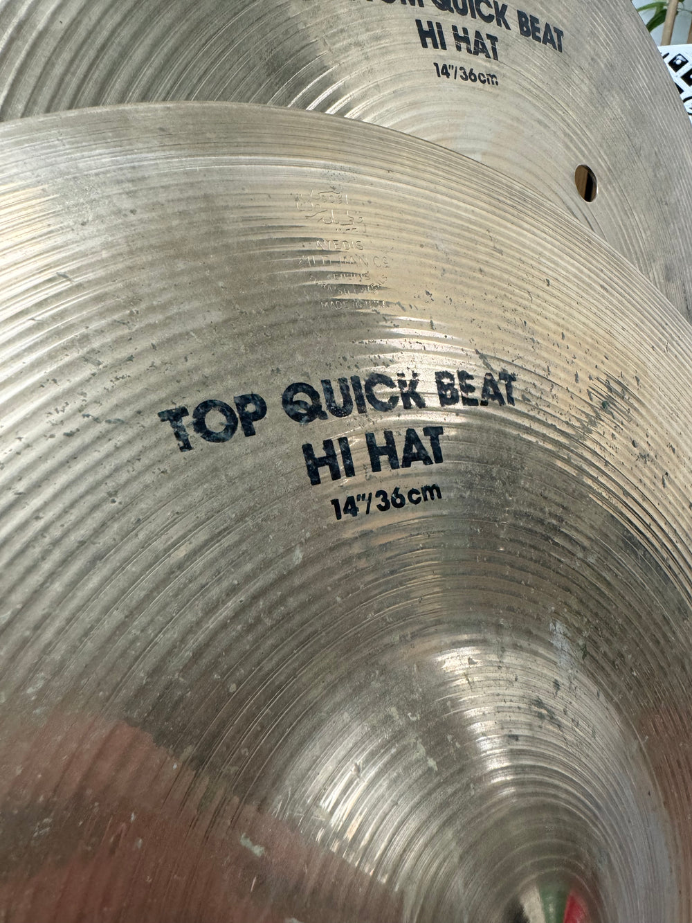 Zildjian Quick Beat Hi Hats 14”/35cm Cymbals (Pair) #OE10