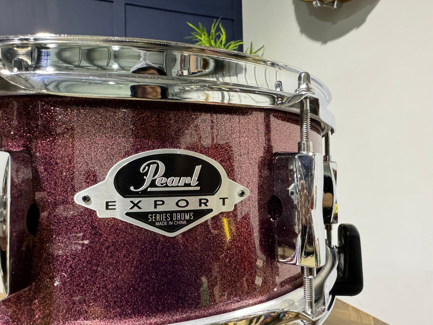 Pearl Export EXX 14” x 5.5” Snare Drum / 8-Lug / Red Sparkle #MV22