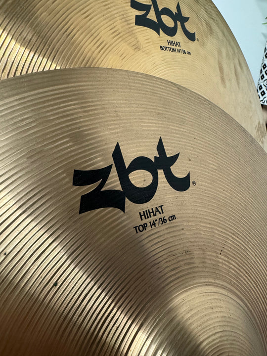 Zildjian ZBT Hi Hats 14”/35cm Cymbals (Pair) #OV4