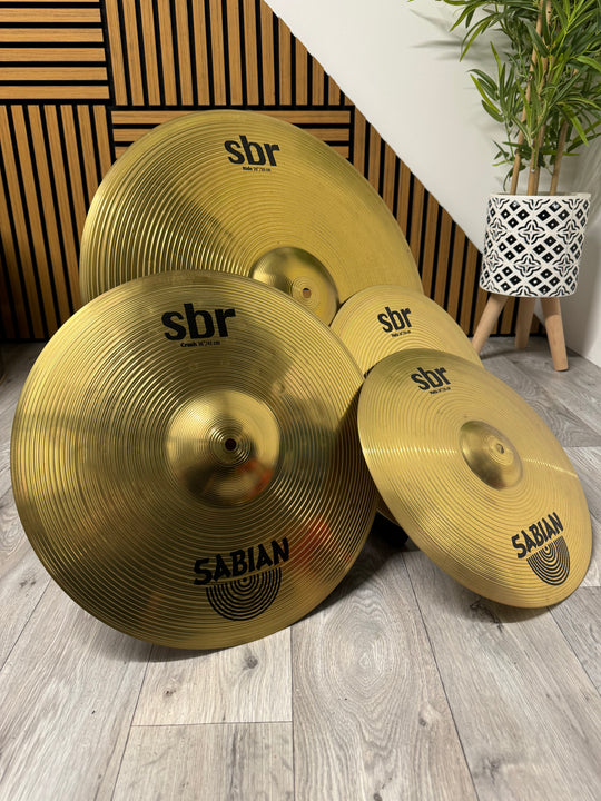 Sabian SBR Cymbal Set / 20" 16" 14" / Drum Accessory #OV9