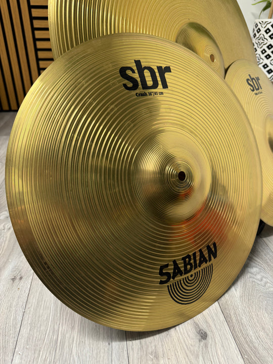 Sabian SBR Cymbal Set / 20" 16" 14" / Drum Accessory #OV9