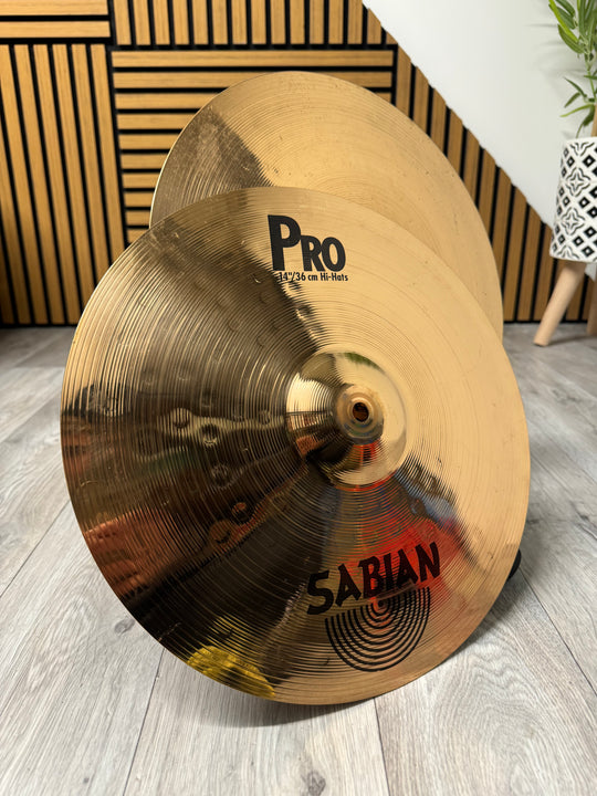 Sabian Pro Hi Hats 14"/35cm Cymbals (Pair) #OV15