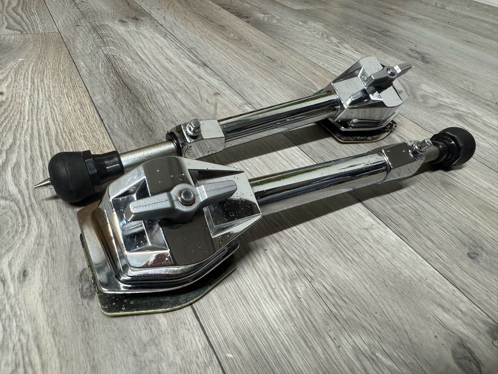 Vintage Premier Bass Drum Spurs Legs Hardware Mounts (Pair) #VK109