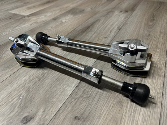 Vintage Premier Bass Drum Spurs Legs Hardware Mounts (Pair) #VK109