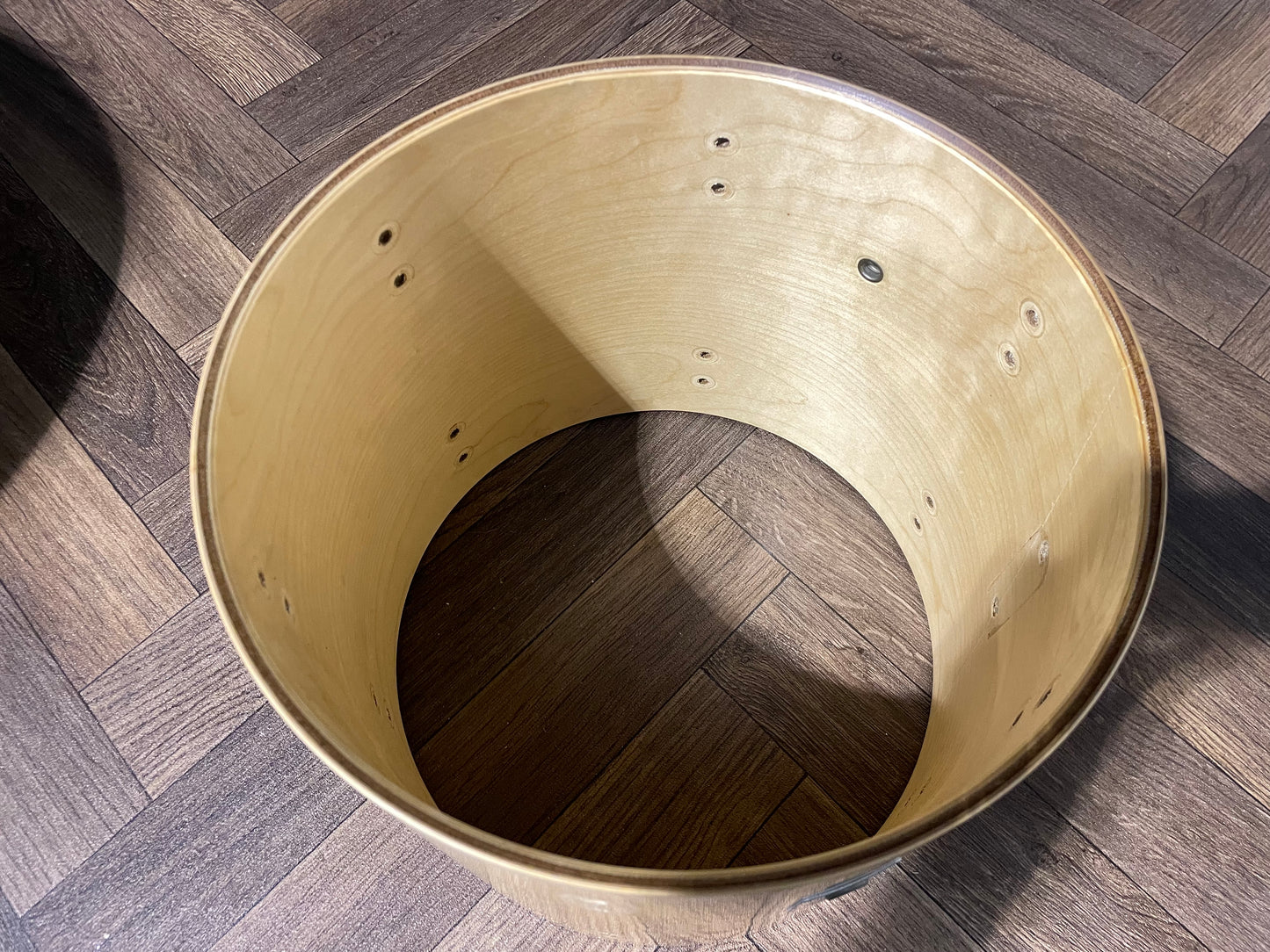 Premier XPK Tom Drum Shell 12”x10” Bare Wood Project #KF56
