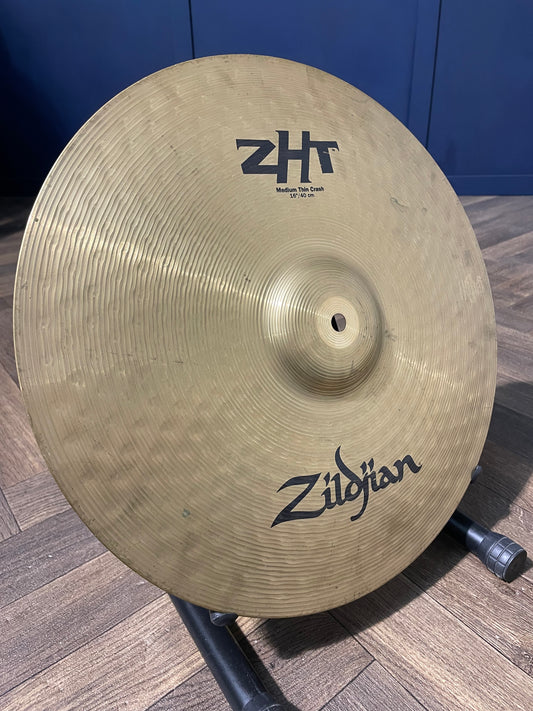 Zildjian ZHT Medium Thin Crash 16"/40cm Cymbal / Drum Accessory #NV5