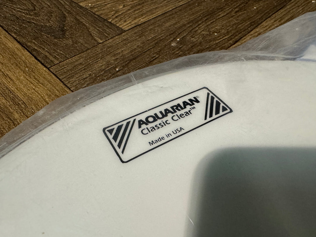 Aqaurian Classic Clear Coated 15" Tom Drum Head / New/Old Stock #ME116