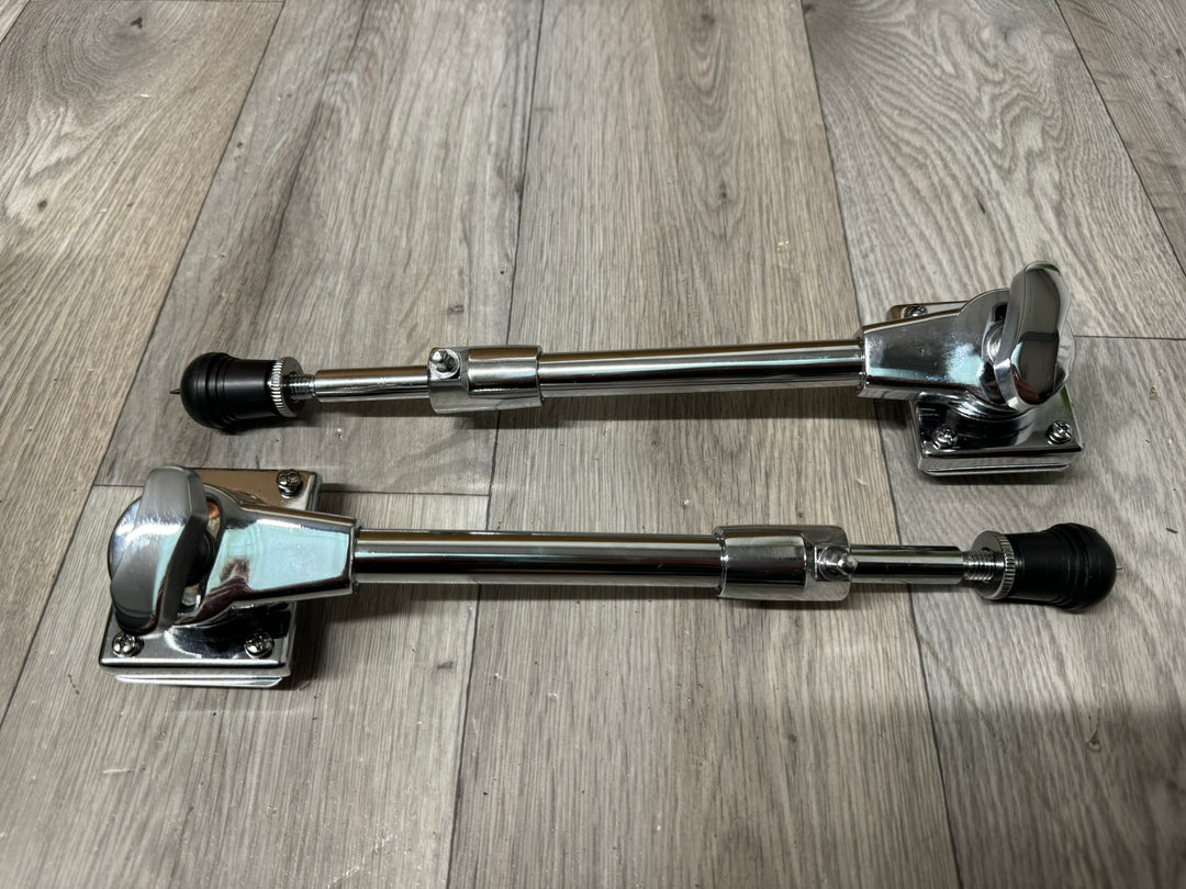 Premier Revolution Bass Drum Spurs Legs Hardware Mounts (Pair) #XA26
