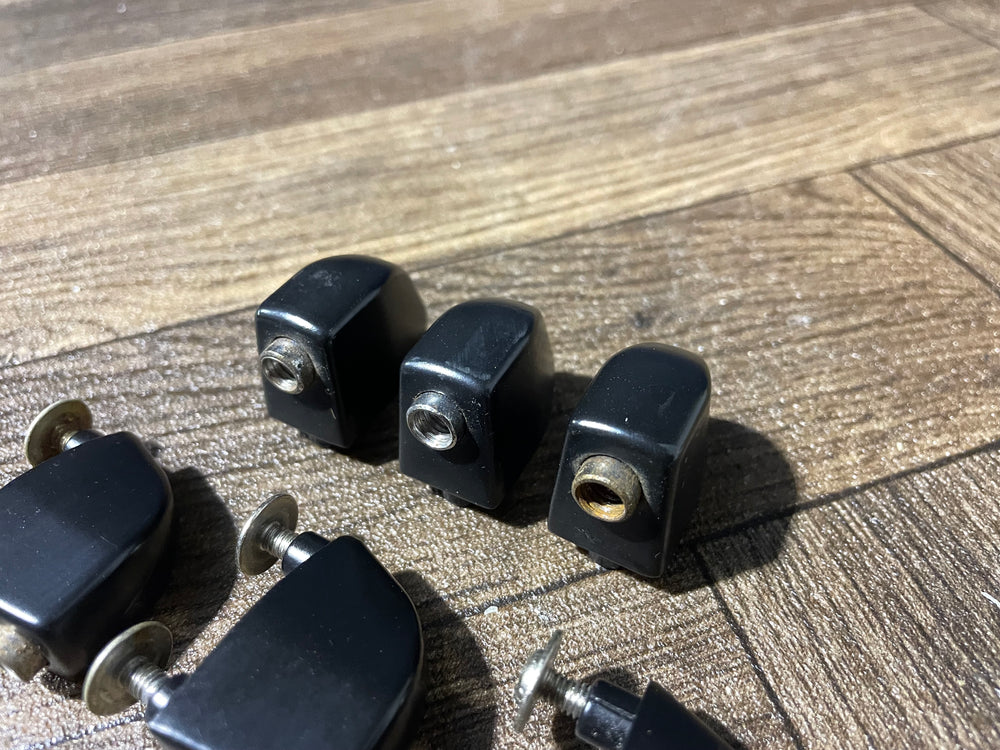 Black Tom/Bass Drum Spares Lugs 22mm Black Hardware  Set Of 6 #KE121