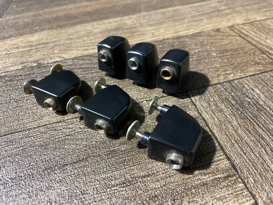 Black Tom/Bass Drum Spares Lugs 22mm Black Hardware  Set Of 6 #KE121