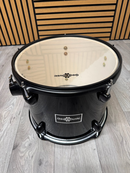 G4M 12”x10” Rack Tom Drum / Black / Hardware #WR39