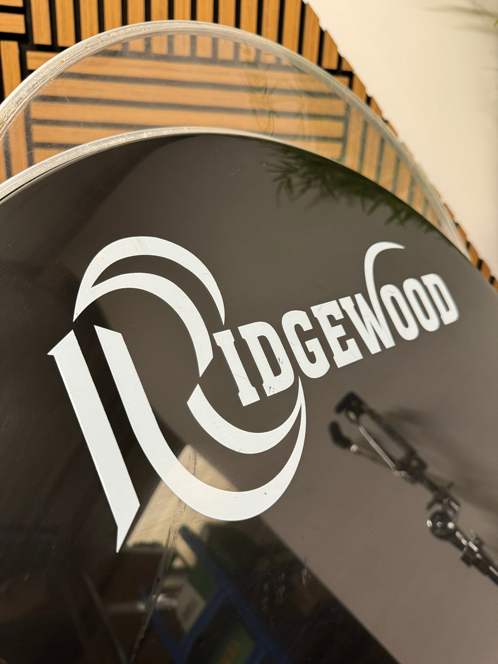 Ridgewood Bass 22" Drum Heads (Pair) / Black & Clear #WH7
