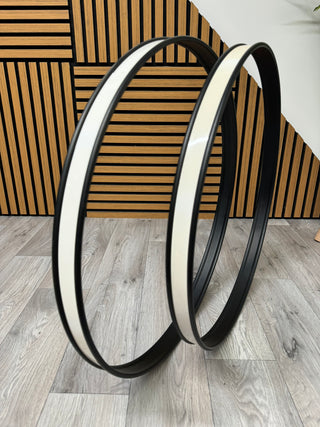 Bass Drum 22” Metal Hoops Rims Hardware (Pair) #WH10