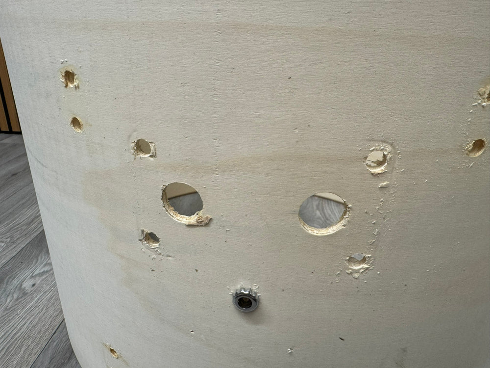 Bass Drum Shell 22”x14” Bare Wood Project #WH11