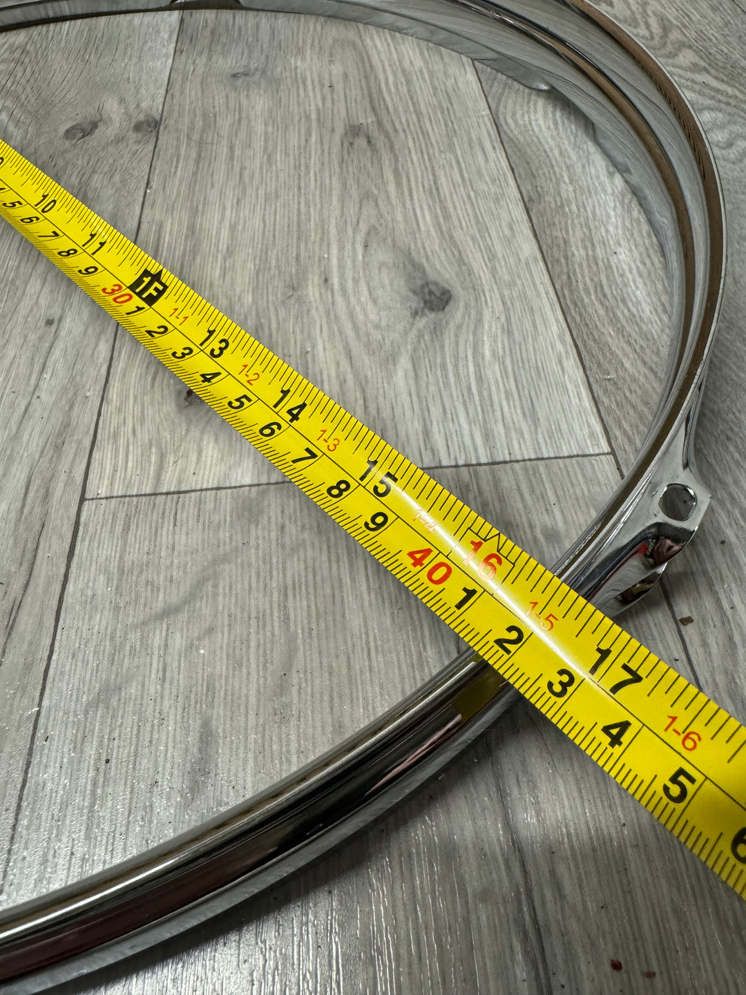 Pearl 16” Drum Hoops Rims 6-Lug Hardware Tension #OV30