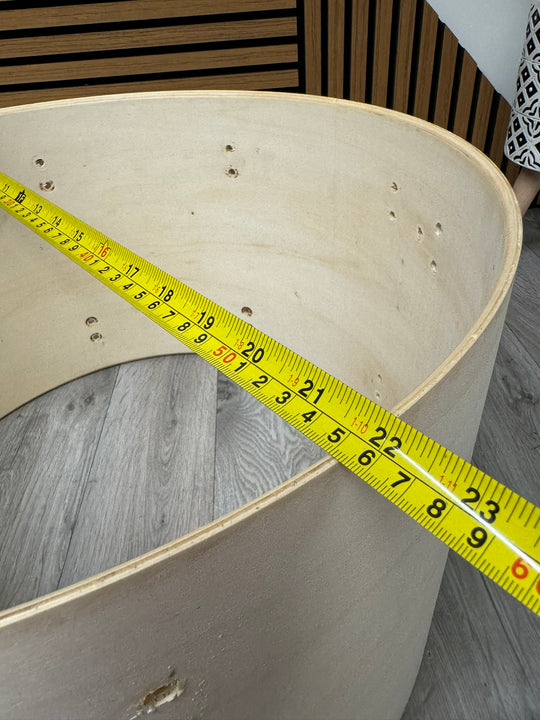 Bass Drum Shell 22”x14” Bare Wood Project #WH11
