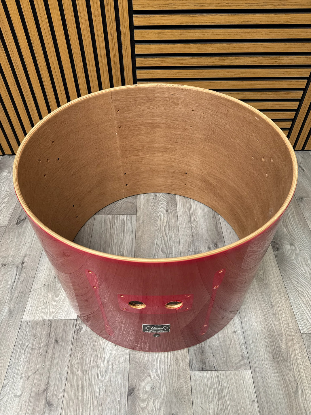 Pearl Export Bass Drum Shell 22”x16” Bare Wood Project #WR46