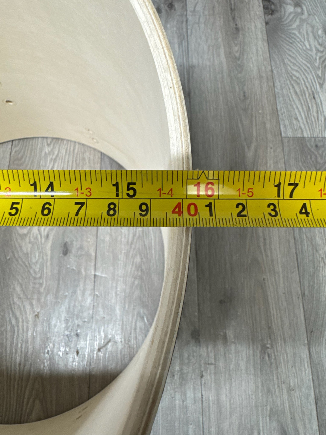 Premier Tom Drum Shell 16”x14” Bare Wood Project / Upcycle #WR47