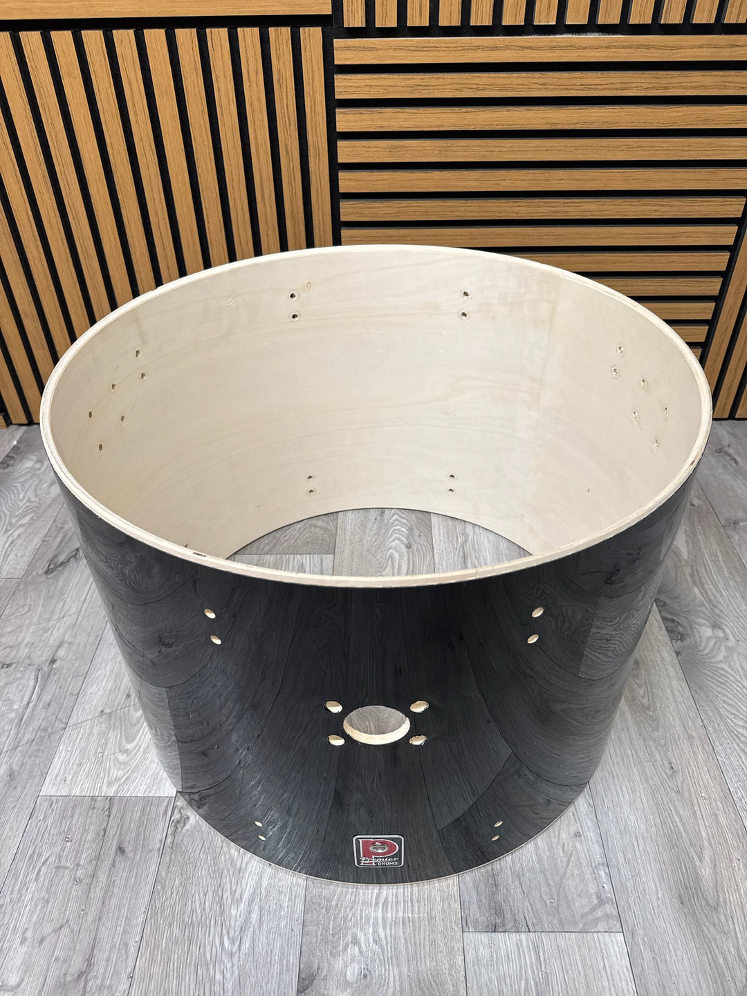 Premier Revolution Bass Drum Shell 22”x16” Bare Wood Project #WR48