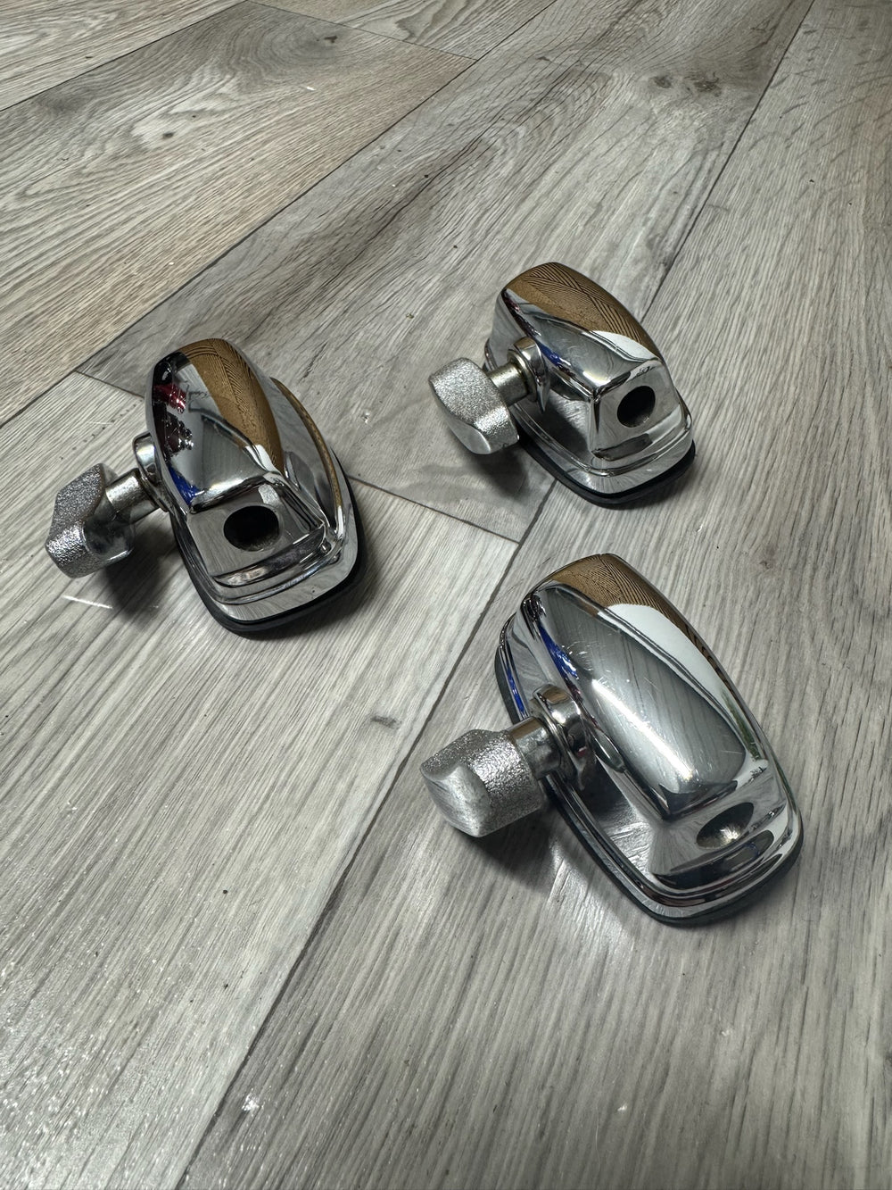 Premier Floor Tom Drum Leg Holders Hardware Mounts x3 #VL18