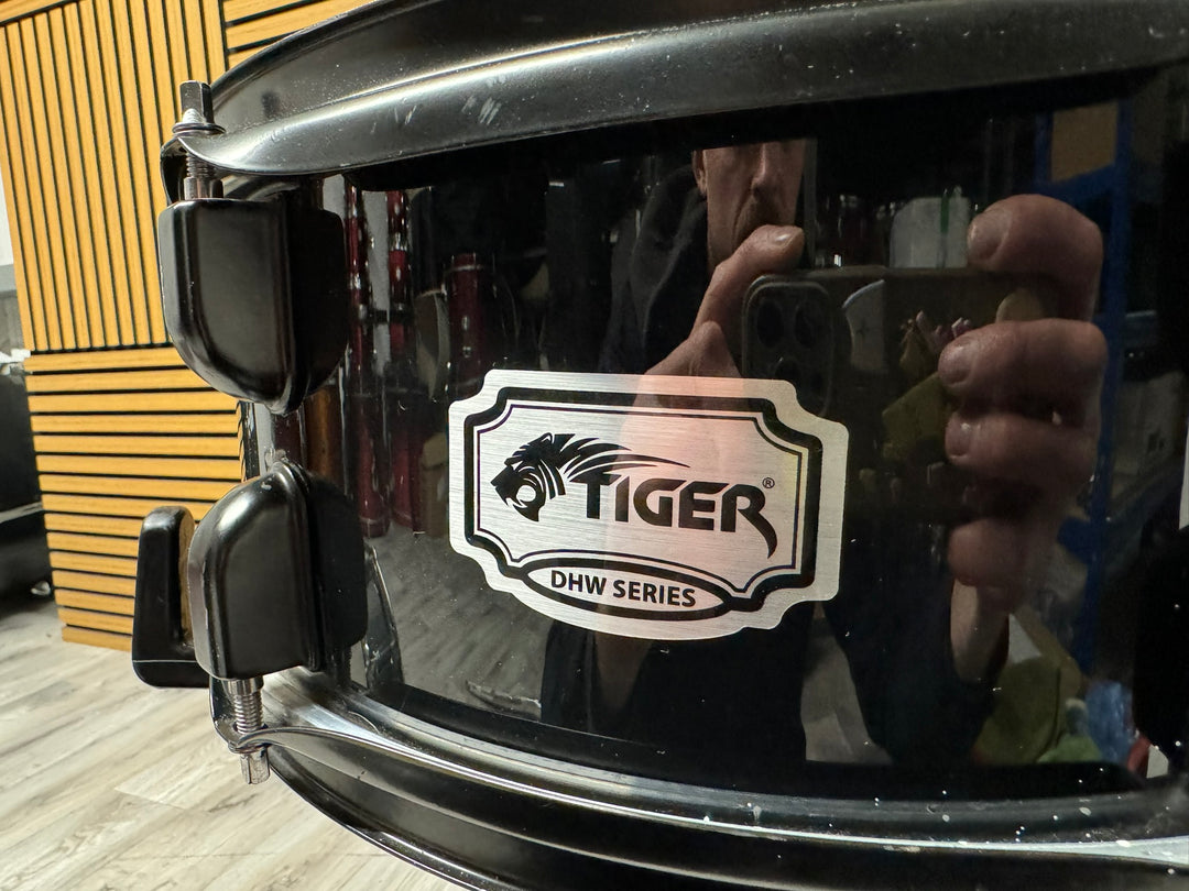 Tiger Snare Drum 14”x5.5” / 6-Lug / Wood Shell / Black #VP43