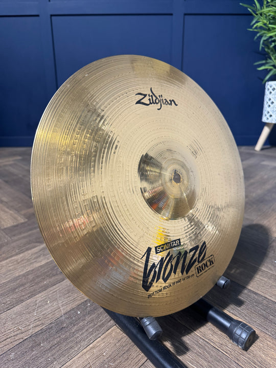 Zildjian Scimitar Bronze Rock Hi Hats 14”/35cm Cymbals (Pair) #NP100