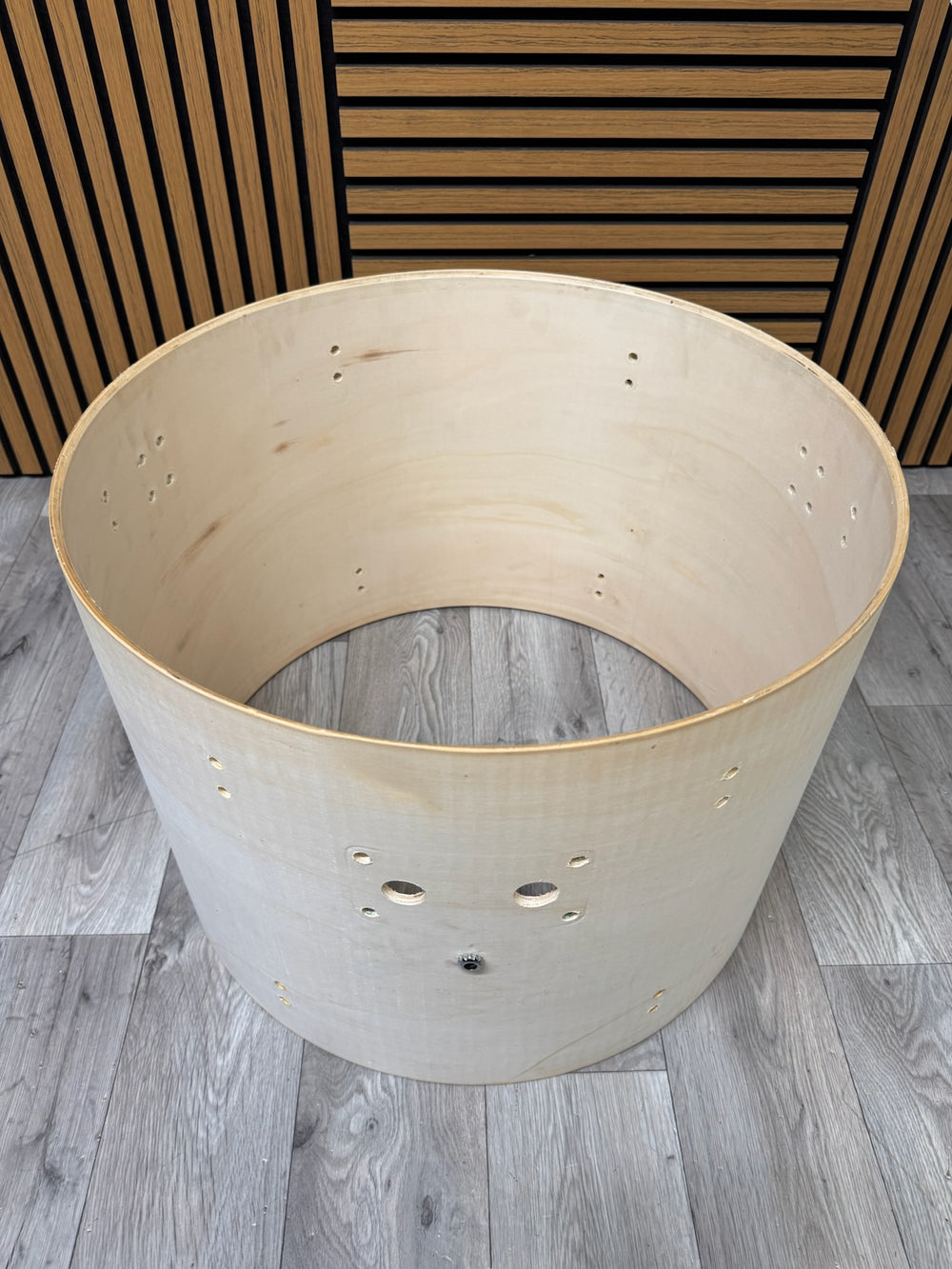 Bass Drum Shell 22”x16” Bare Wood Project #WR52