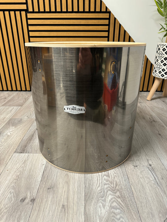 Pearl Forum Floor Tom Drum Shell 16”x16” Bare Wood #OV40