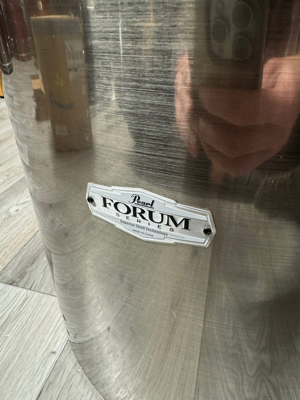 Pearl Forum Floor Tom Drum Shell 16”x16” Bare Wood #OV40