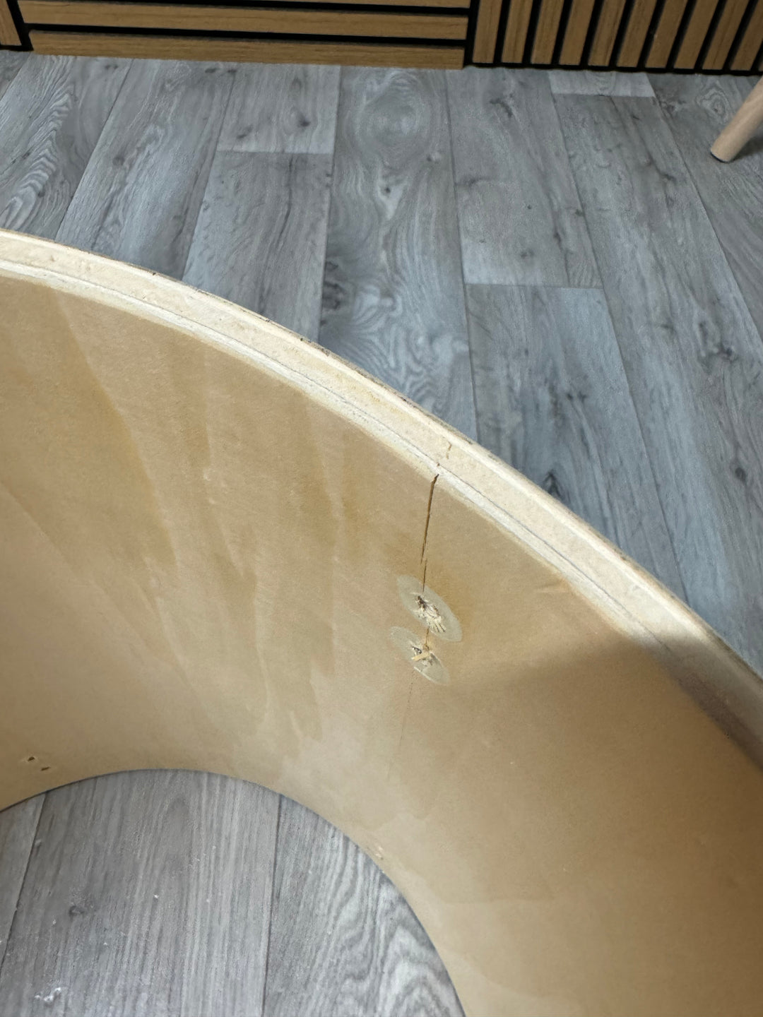 Pearl Forum Floor Tom Drum Shell 16”x16” Bare Wood #OV40