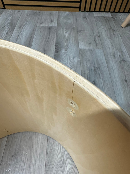 Pearl Forum Floor Tom Drum Shell 16”x16” Bare Wood #OV40