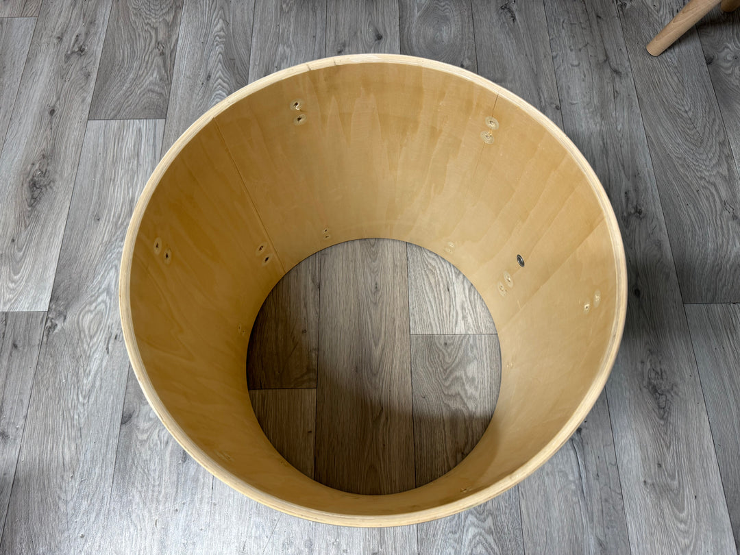 Pearl Forum Floor Tom Drum Shell 16”x16” Bare Wood #OV40